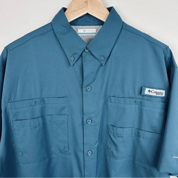 Columbia PFG Omni-shade short-sleeve button-down shirt - Picture 2 of 7
